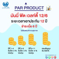 Par Product ตอนที่ 1 มันนี่ ฟิต เวลท์ตี้ 12/6 มีเงินปันผล